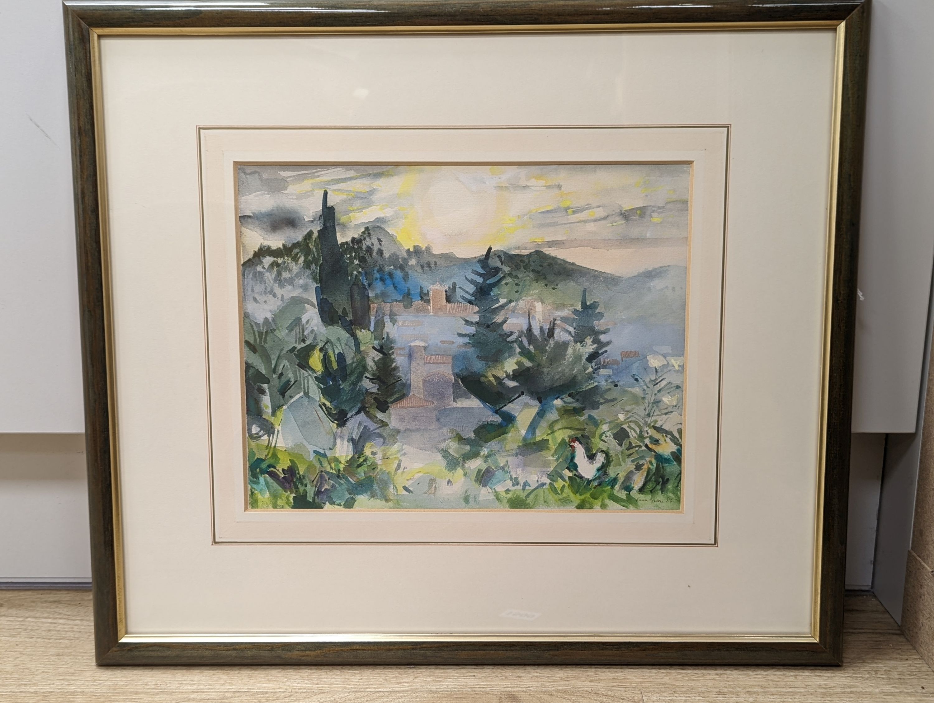 Frank Archer, RWS, RE, ARCA (1927-2016), watercolour with gouache, 